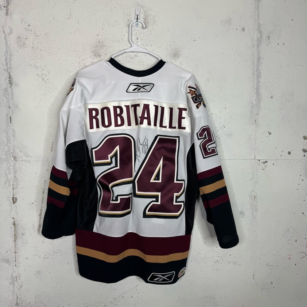Reebok Hershey Bears Louis Robitaille CCM Hockey Jersey Medium - Picture 9 of 16